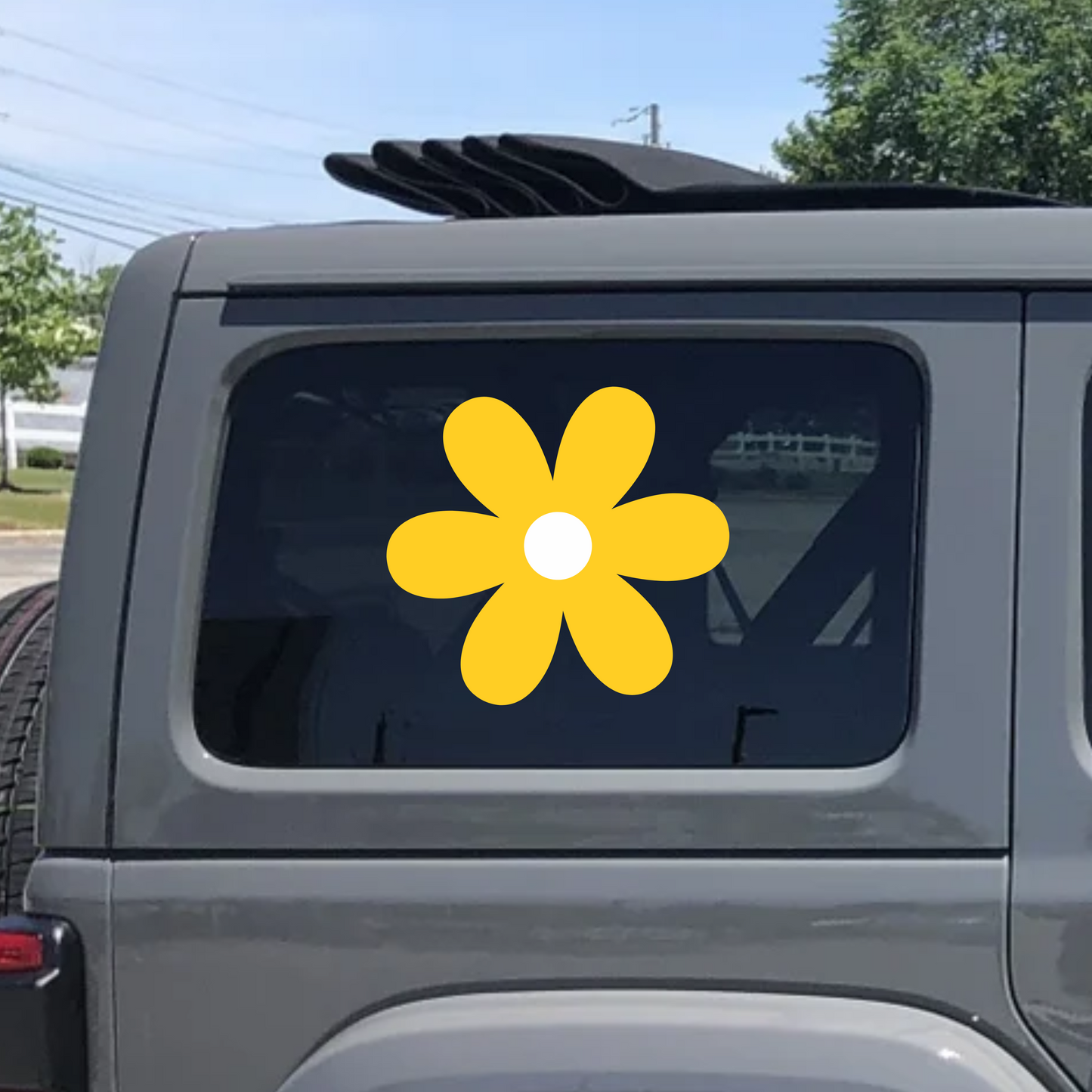 Peace Love and Sunshine Decals W 2 Daisies