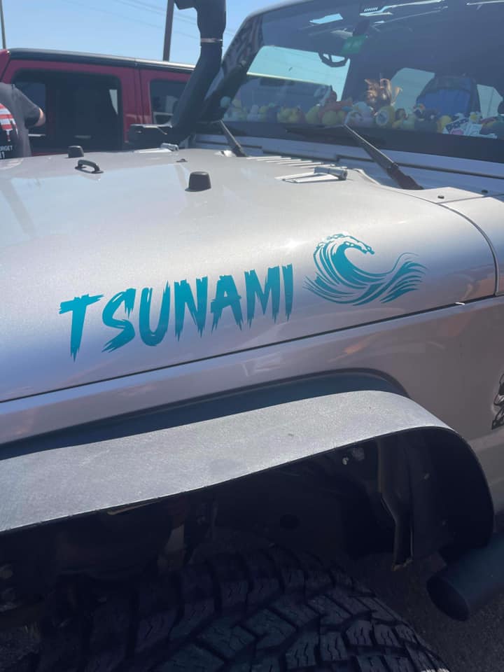 Custom Set of Hood Names- Design Your Own Decal!