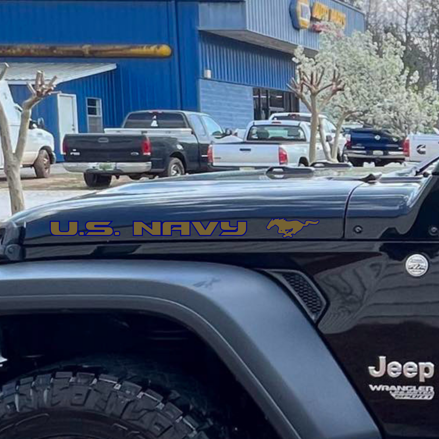 Navy Custom Hood Name