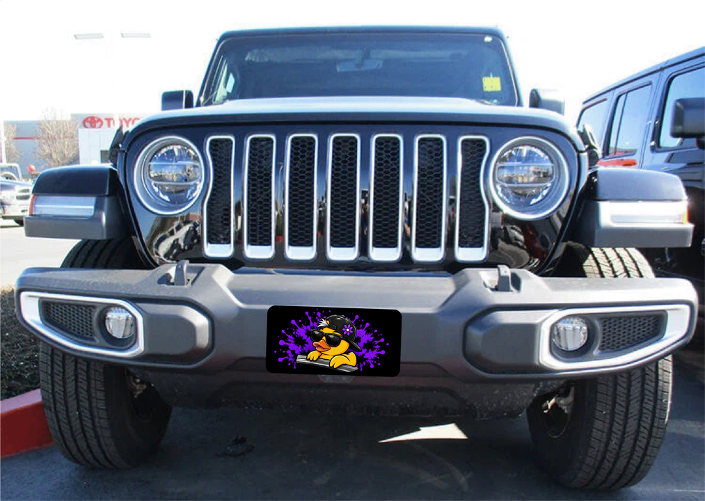 Bounce Front License Plate