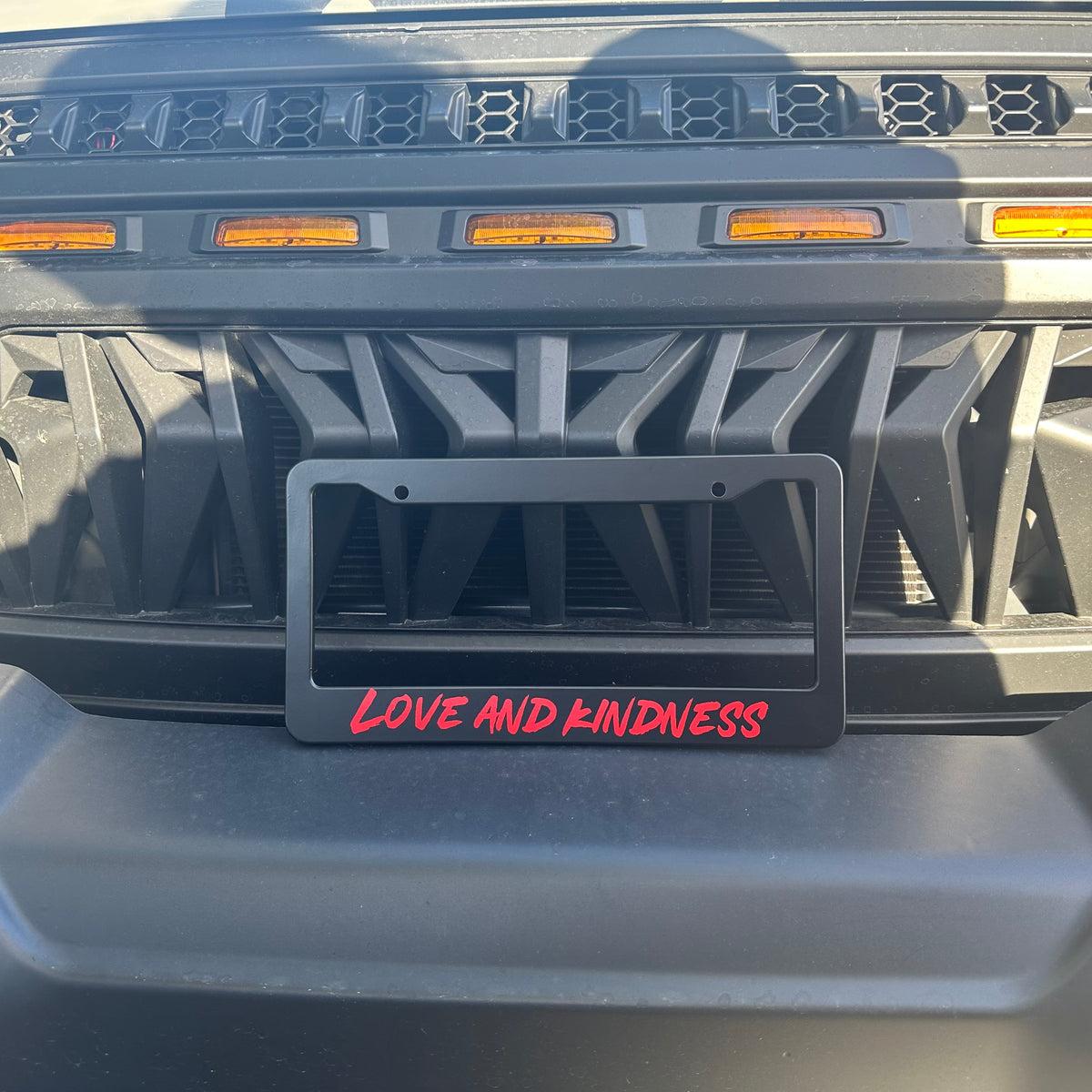 Custom License Plate Frame