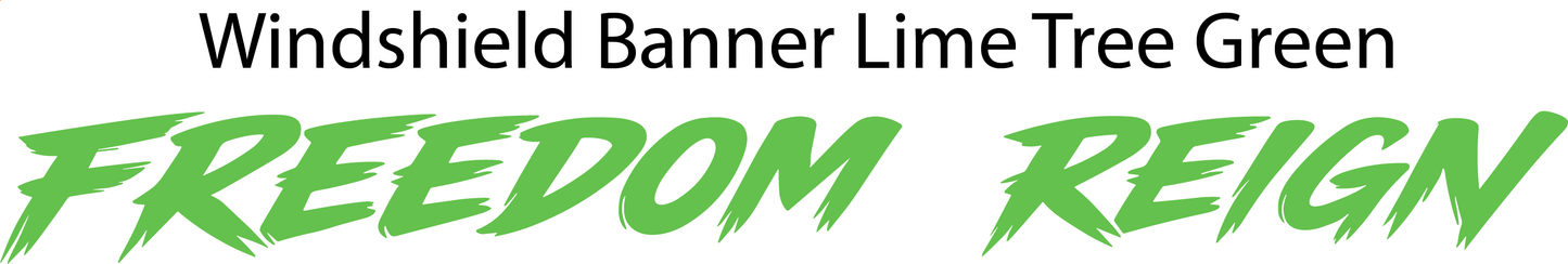 Freedom Reign Banner