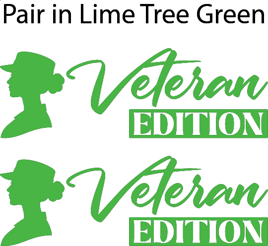 Female Veteran Edition - Lime Tree Green
