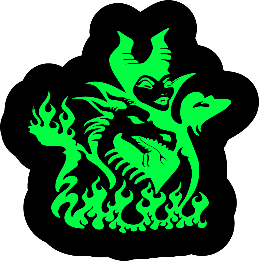 Custom maleficent Hitch cover