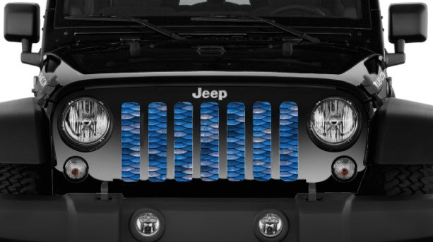 Mermaid Scales Blue Grille Insert