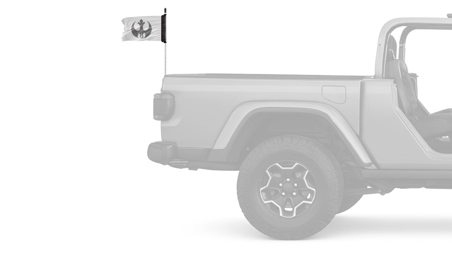 Star Wars Jedi Order 12"x18" Forever Wave Flag for Jeep Wrangler JKU 4-Door 2007-2018