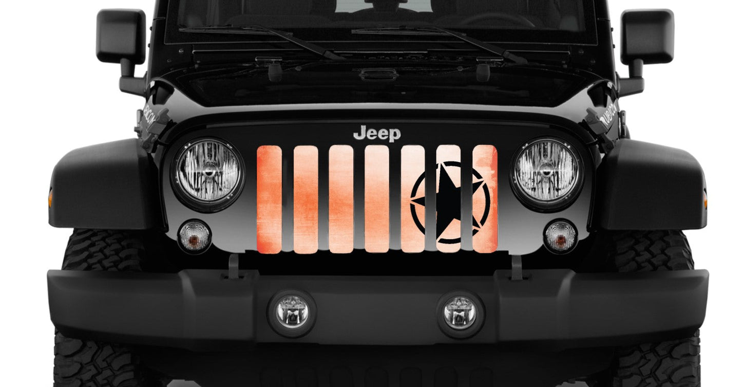 Oscar Mike Orange Ombre Grille Insert