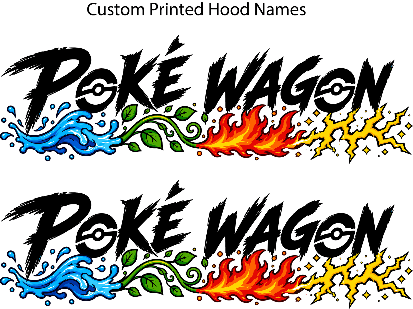 Red Pokemon Back Windows and hood names