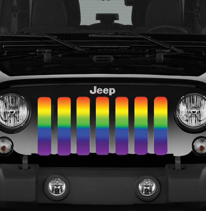 Pride Flag Ombre Grille Insert