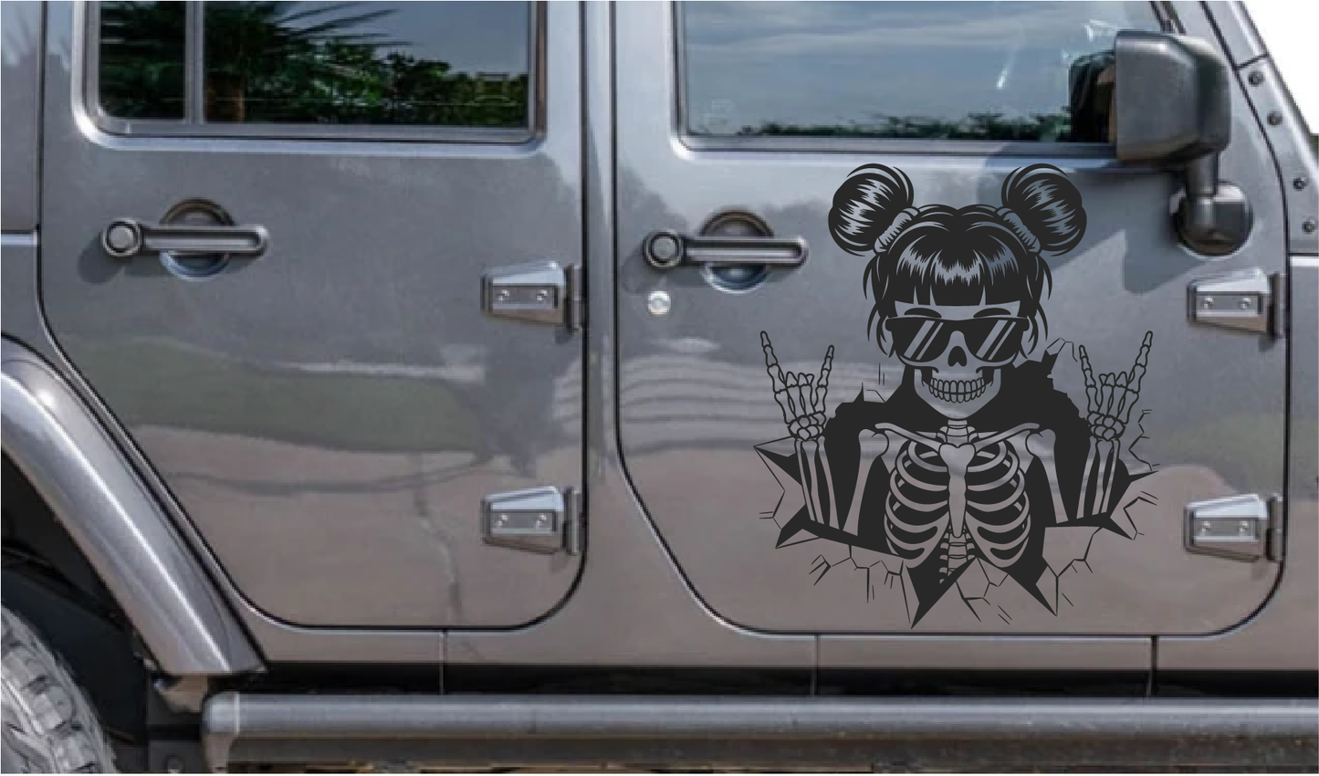 Rocker Skeleton Girl