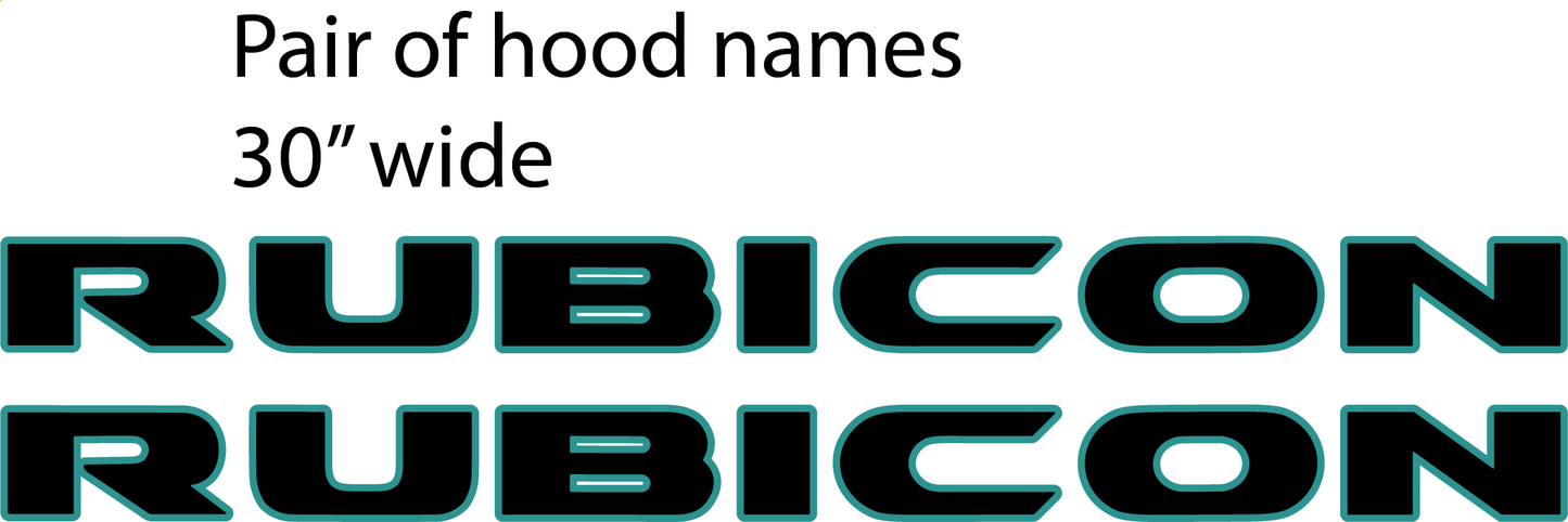 Custom Rubicon Hood Names