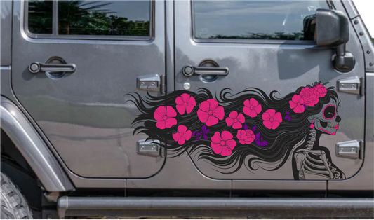 Sugar Skull Side Graphic