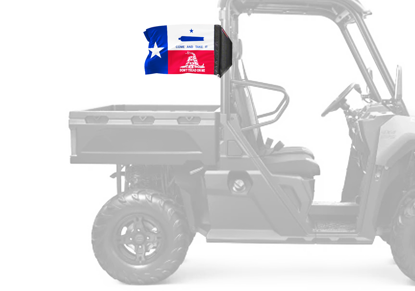 State Flag Texas Don't Tread 12"x18" Forever Wave Flag