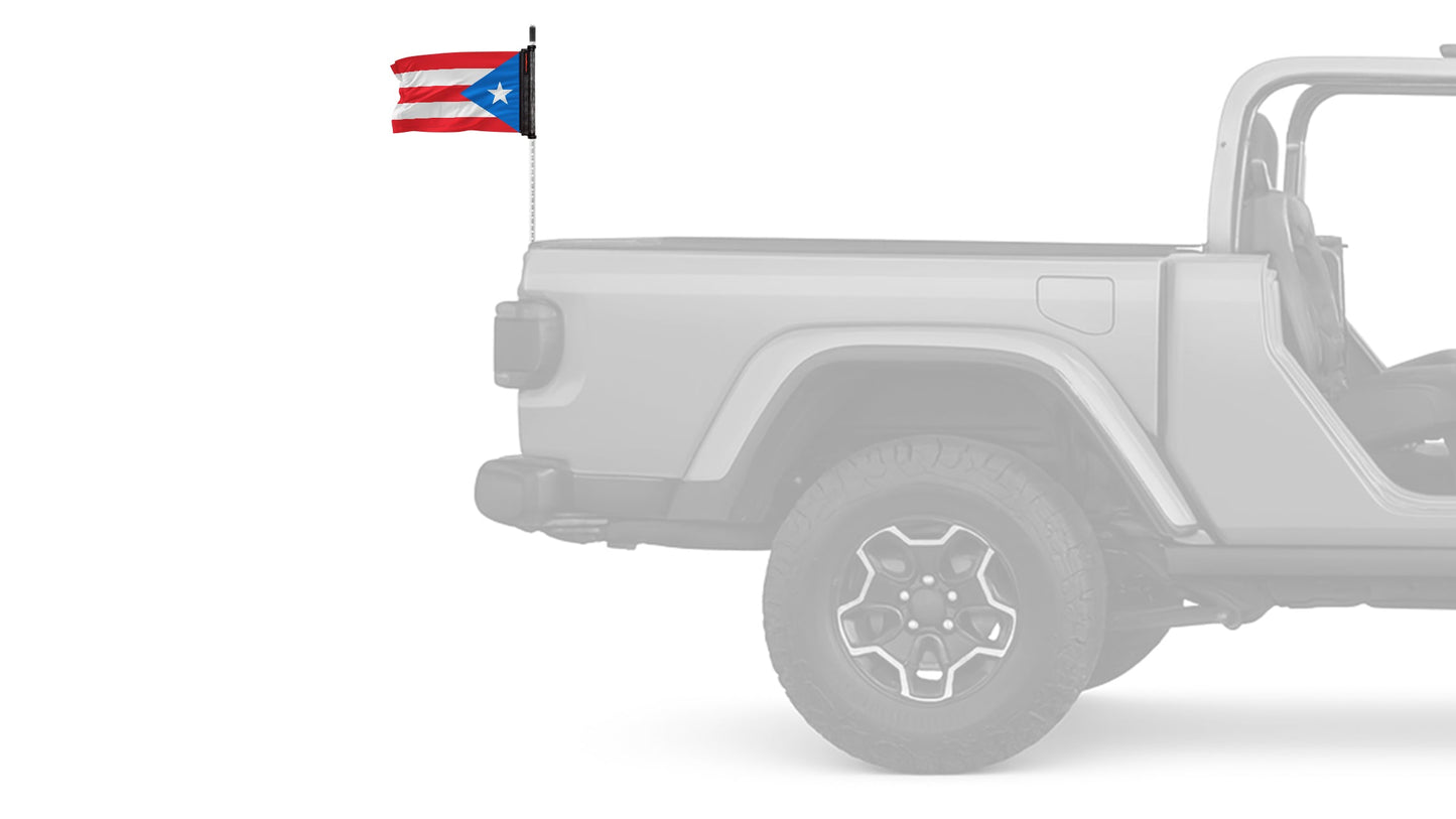 Puerto Rico 12"x18" Forever Wave Flag