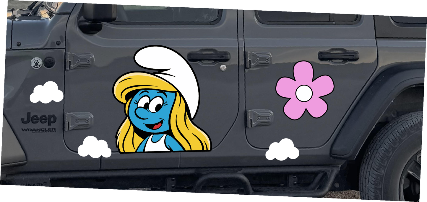 Smurfette Side Graphics