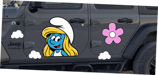 Smurfette Side Graphics