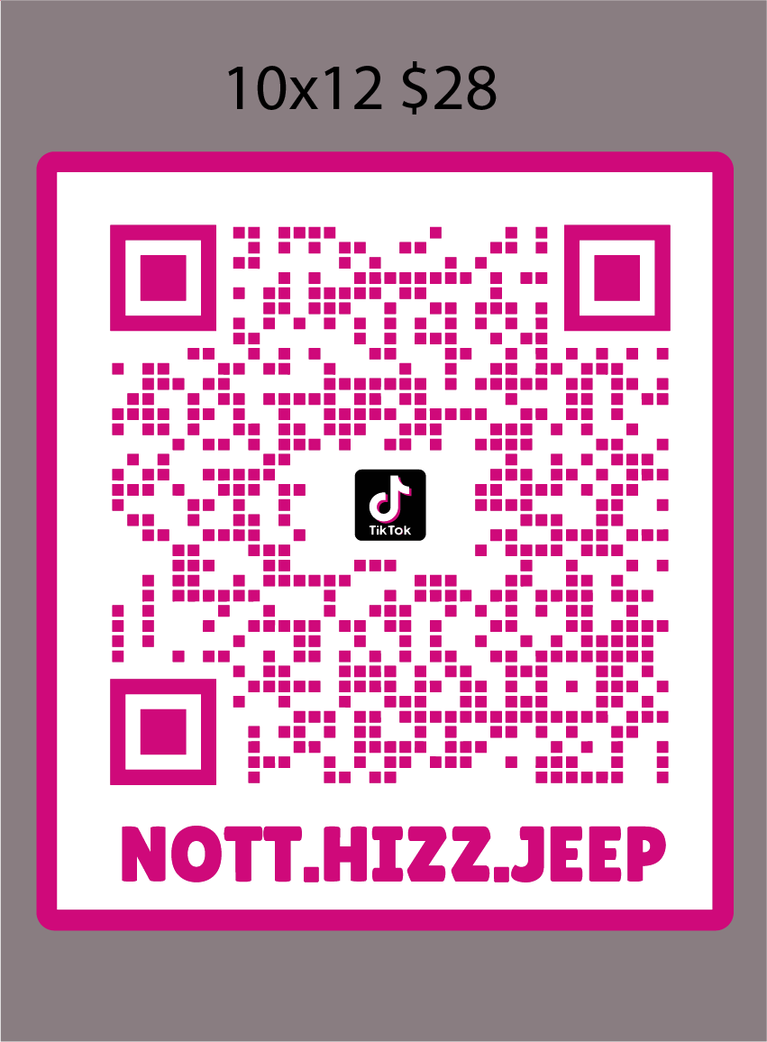 Custom Tiktok QR Code 10x12