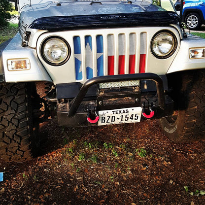 Texas State Flag Grille Insert