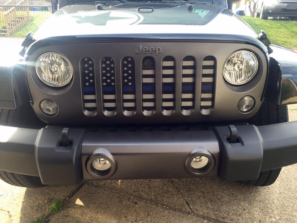 American Tactical Back the Blue Grille Insert