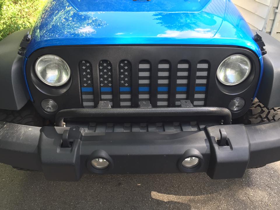 American Tactical Back the Blue Grille Insert