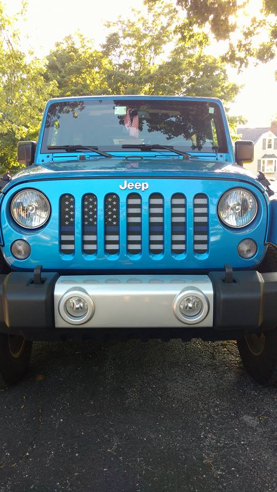 American Tactical Back the Blue Grille Insert