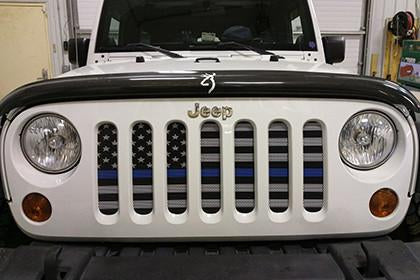 American Tactical Back the Blue Grille Insert