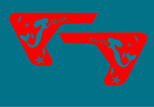 Fender Vent Decal - Mermaid