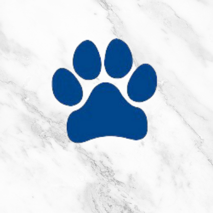 17x17 Paw Print