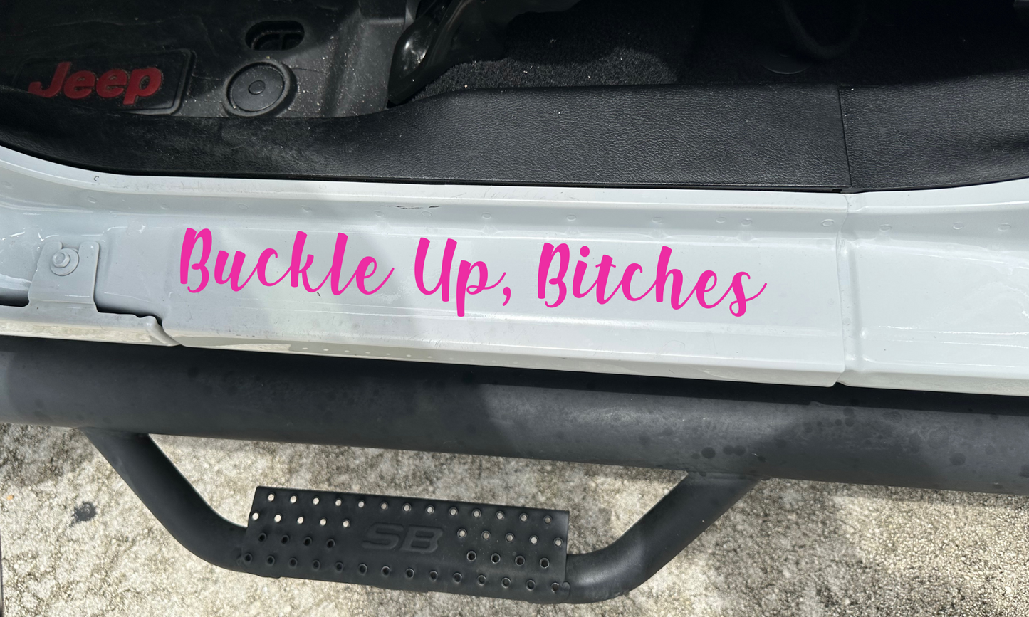 Custom Door Sill Decals - Set of 2