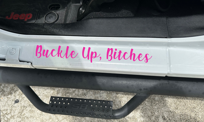 Custom Door Sill Decals - Set of 2