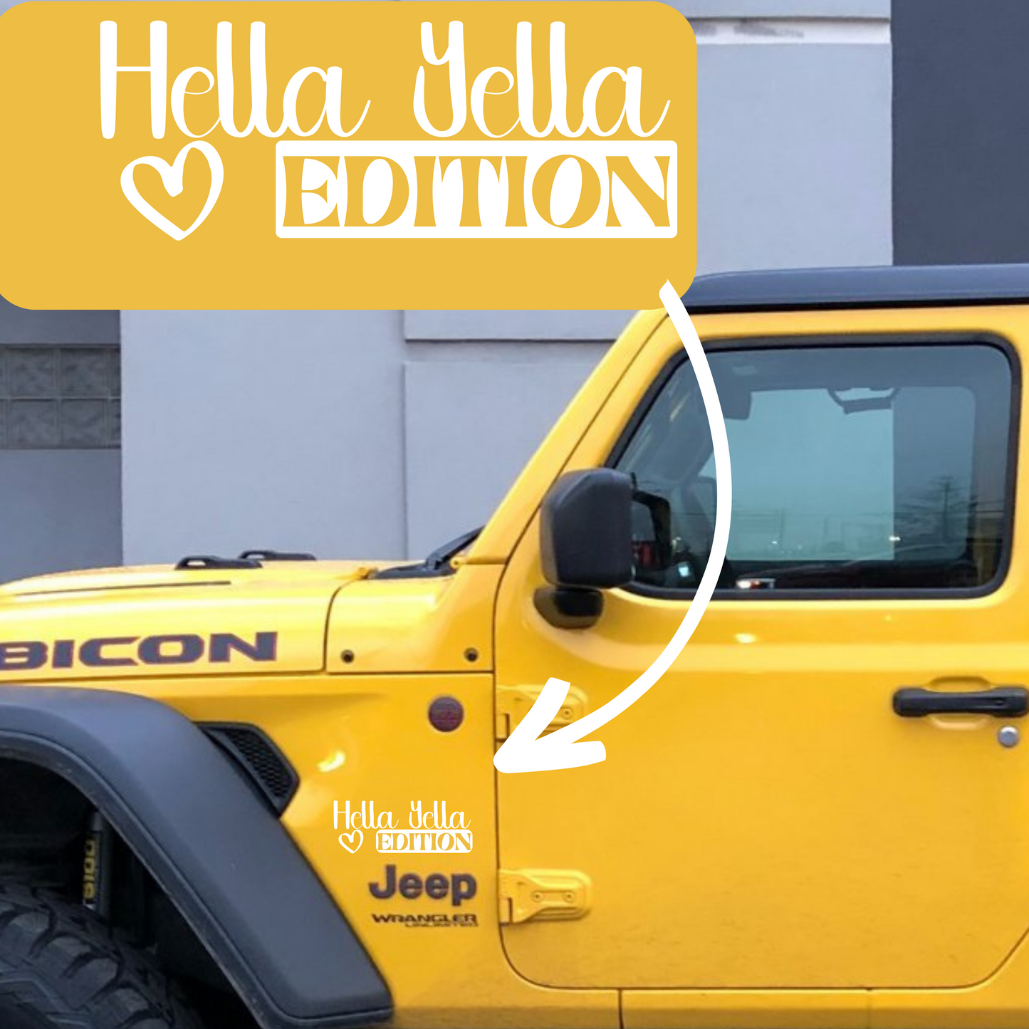 Hella Yella Edition Badge - 2 Pack
