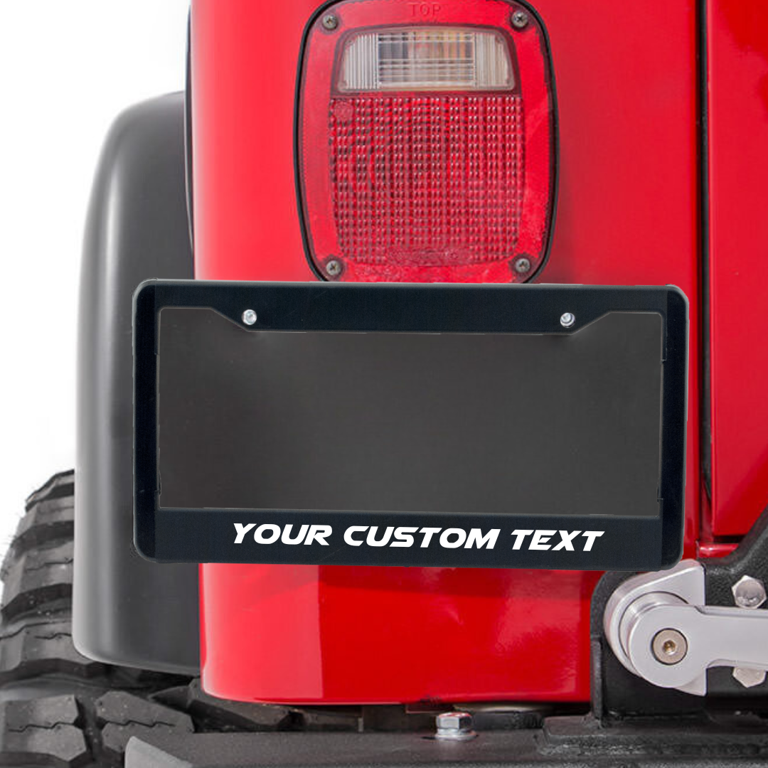 Custom License Plate Frame