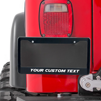 Custom License Plate Frame