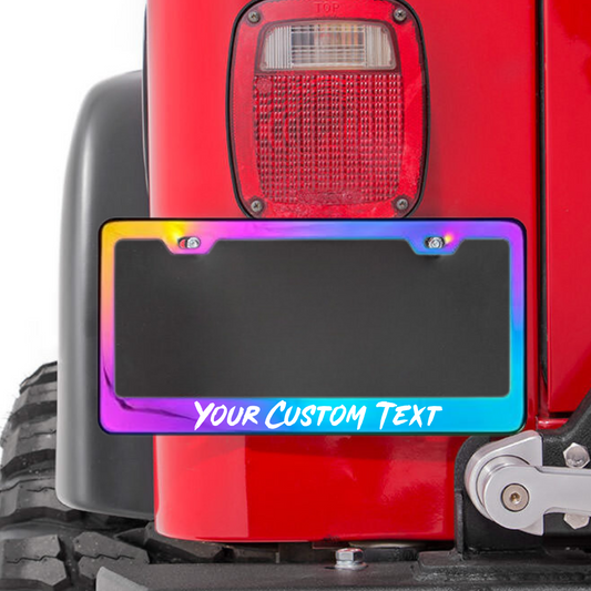 Custom License Plate Frame