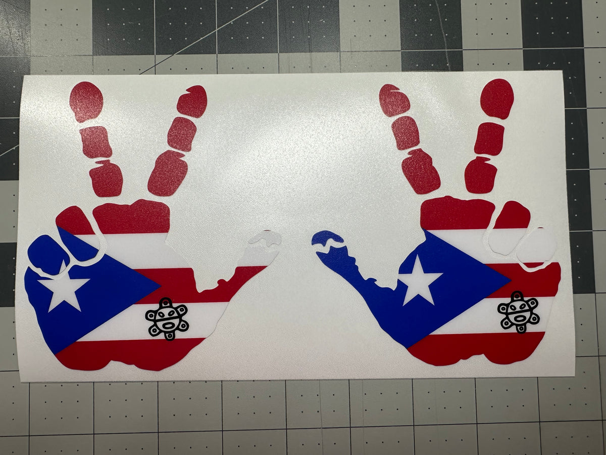 Puerto Rican Flag with Taino Sun – That’s Ducked Up