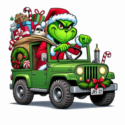Grinch 5" Stickers