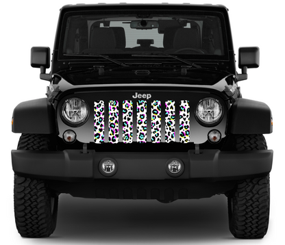 Platinum 90's Leopard Print Grille Insert