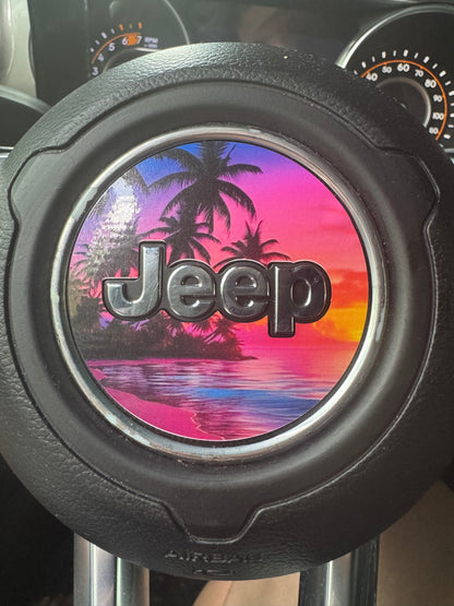 Design Your Own Custom Steering Wheel Decal! Only fits 2018+