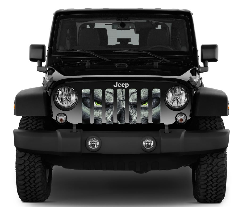 Always Watching (LIME Green Eyes) Grille Insert