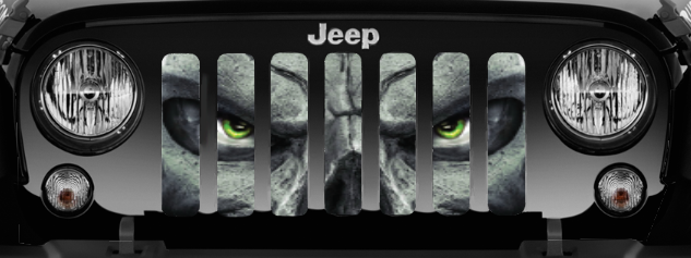 Always Watching (LIME Green Eyes) Grille Insert