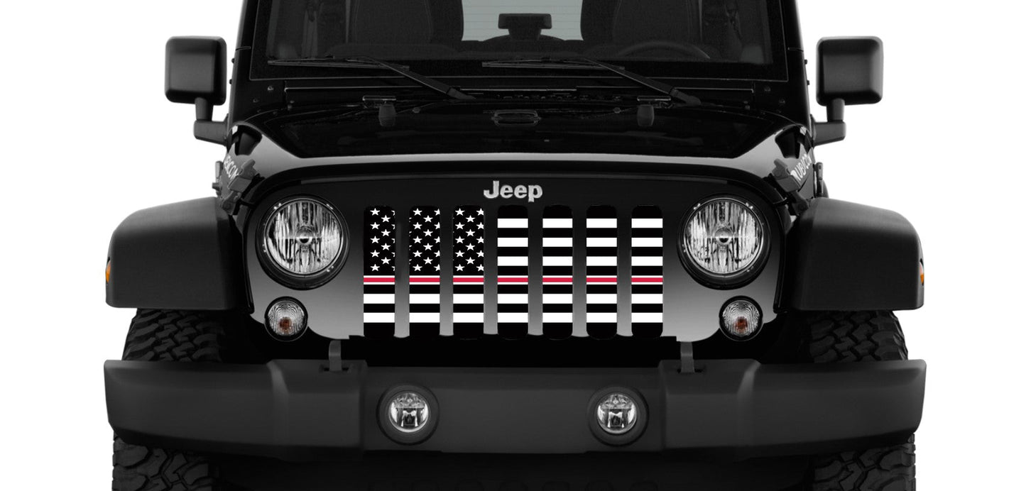 American Black and White Corrections Nurse Stripe Grille Insert