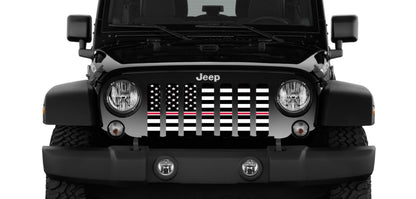 American Black and White Corrections Nurse Stripe Grille Insert