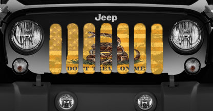 American Gadsden Flag - Don't Tread On Me Grille Insert