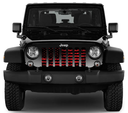 American Red Digital Camo Grille Insert