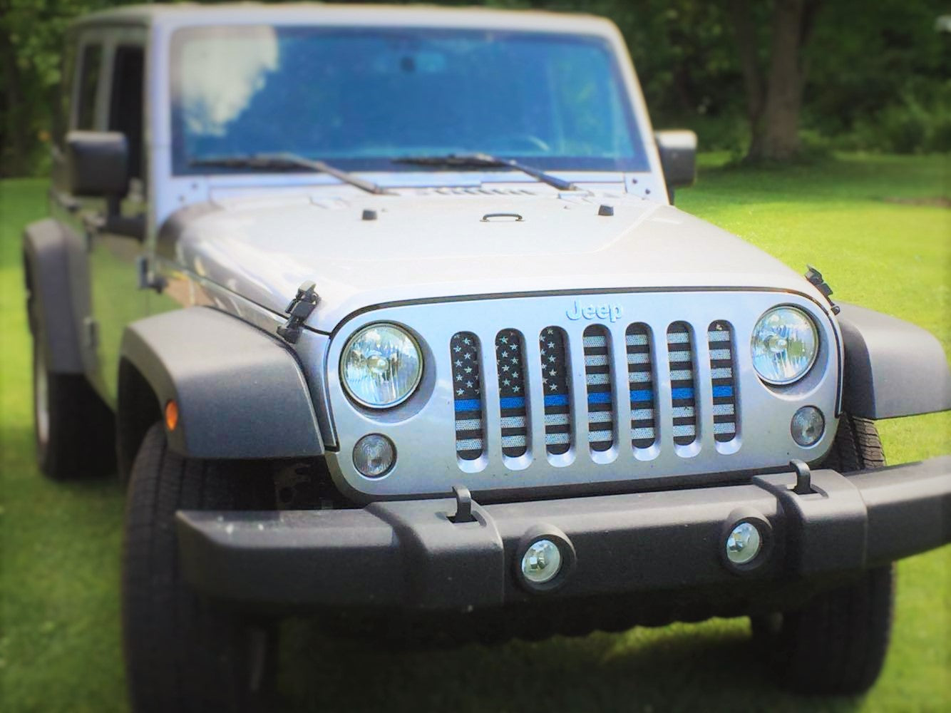 American Tactical Back the Blue Grille Insert