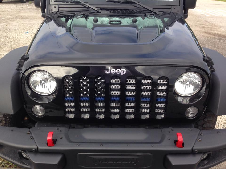 American Tactical Back the Blue Grille Insert