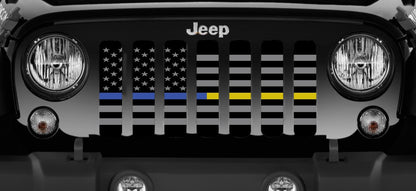 American Tactical Back the Blue and Gold Grille Insert