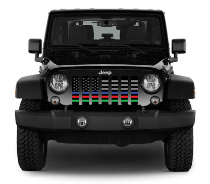 Hold the Line Back the Blue, Red, Green Grille Insert