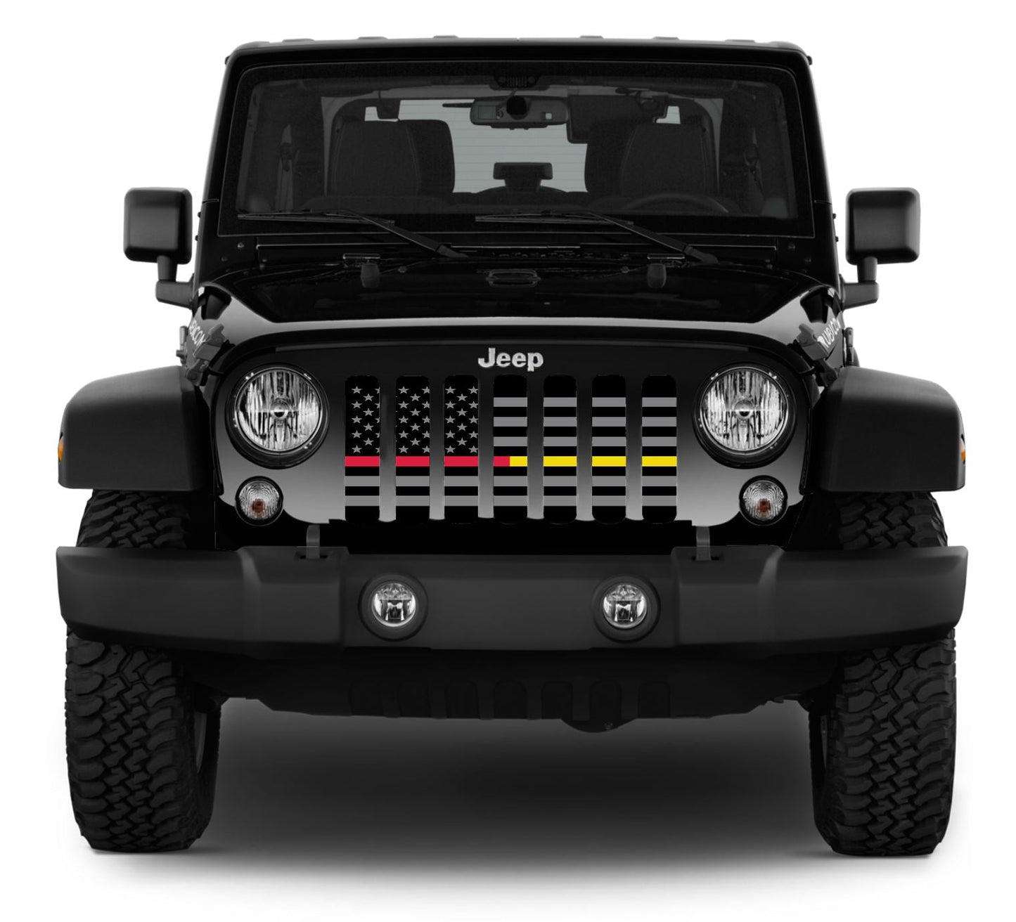 American Tactical Back The Red and Gold Grille Insert