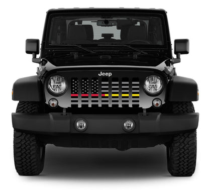 American Tactical Back The Red and Gold Grille Insert